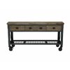 Duramax 72 In x 24 In. 3 Drawer Rolling Industrial Workbench with Wood Top - Aged Macadamia 68001-M